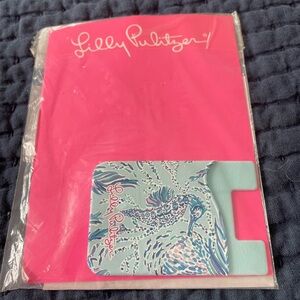 NEW Lilly Pulitzer Phone Card Case, Blue Oasis